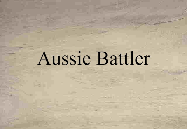 Aussie battler