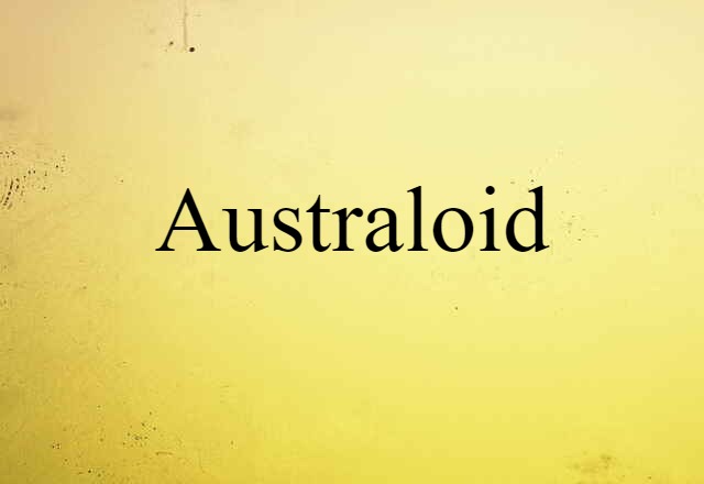 Australoid