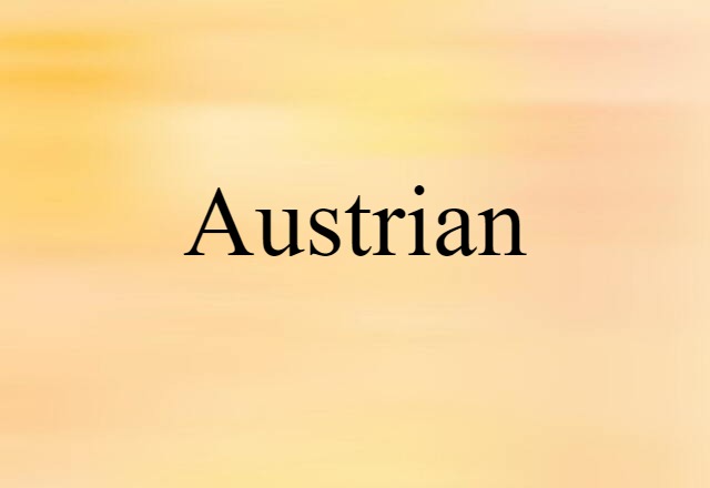 Austrian