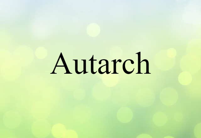 autarch