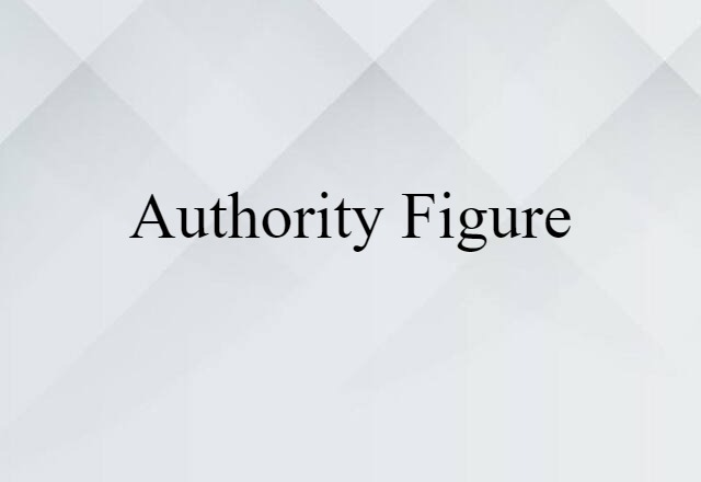 authority figure