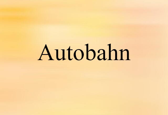 autobahn