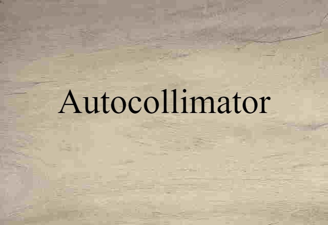 autocollimator