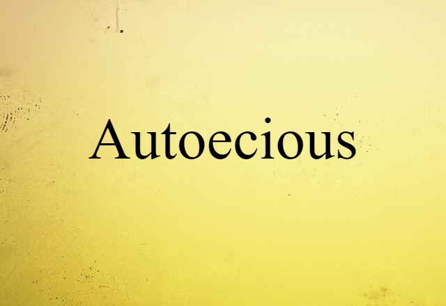 autoecious