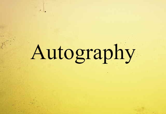 autography