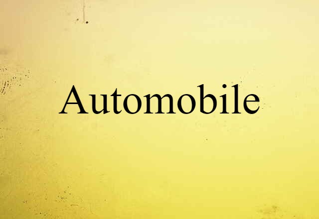 automobile