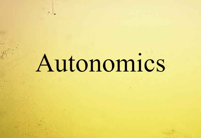 autonomics