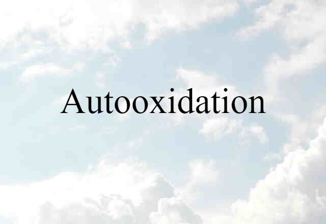 autooxidation