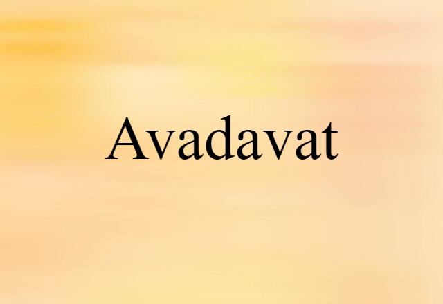 avadavat