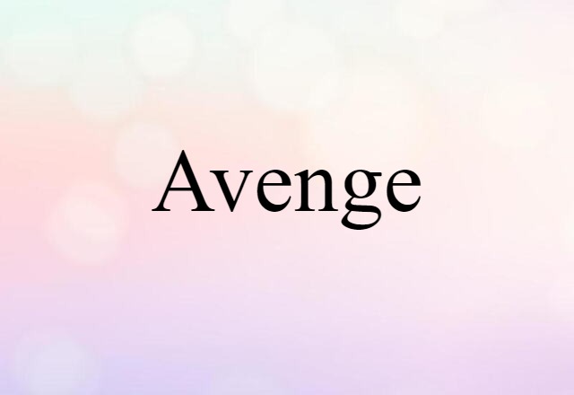 avenge