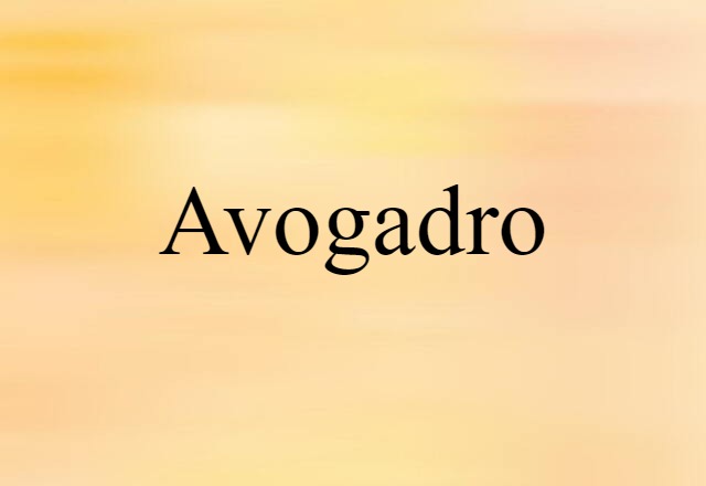 Avogadro