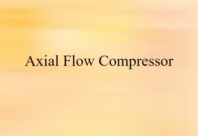 axial-flow compressor