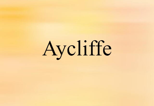 Aycliffe