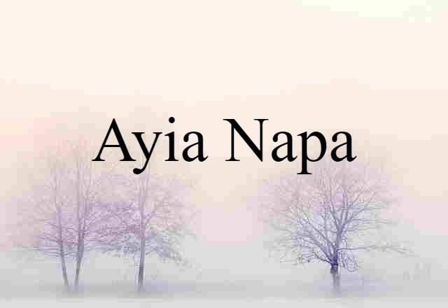 Ayia Napa