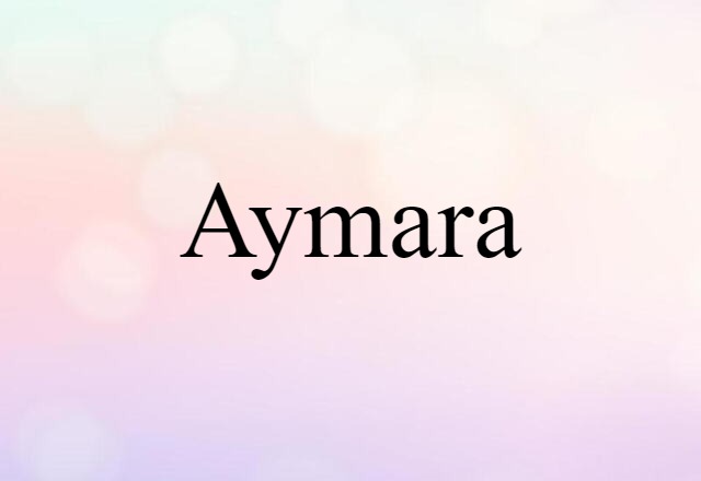 Aymara