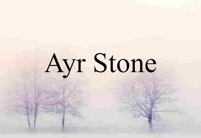 ayr stone