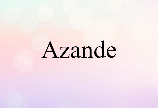 Azande