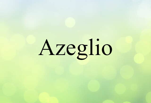 Azeglio