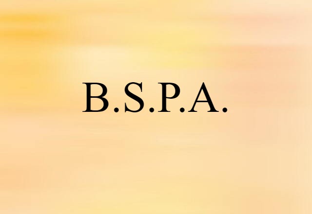 B.S.P.A.