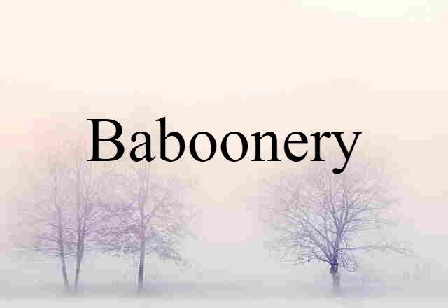 baboonery