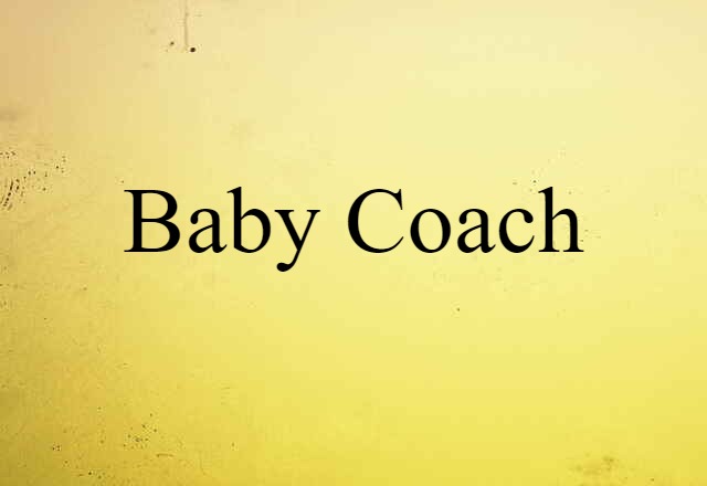 Baby Coach (noun) Definition, Meaning & Examples