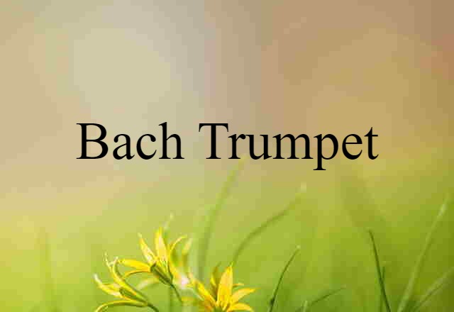 Bach trumpet