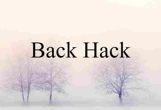 back hack