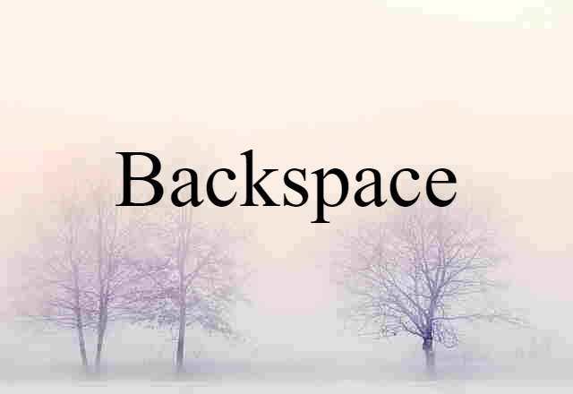 backspace