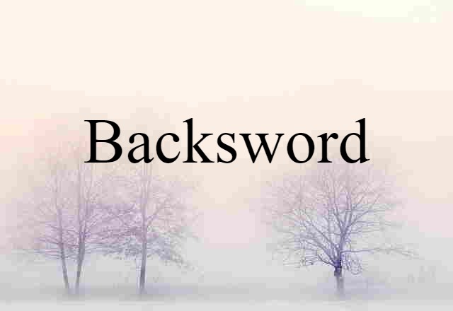 backsword