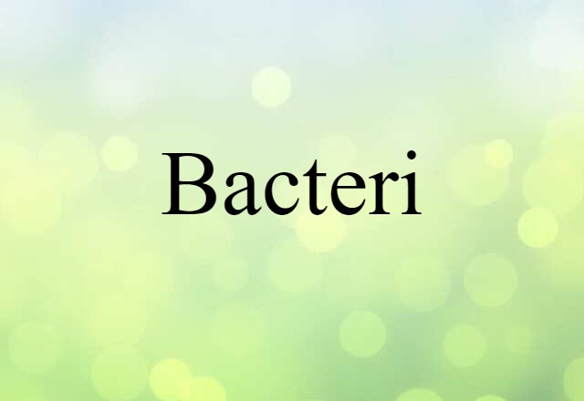 bacteri