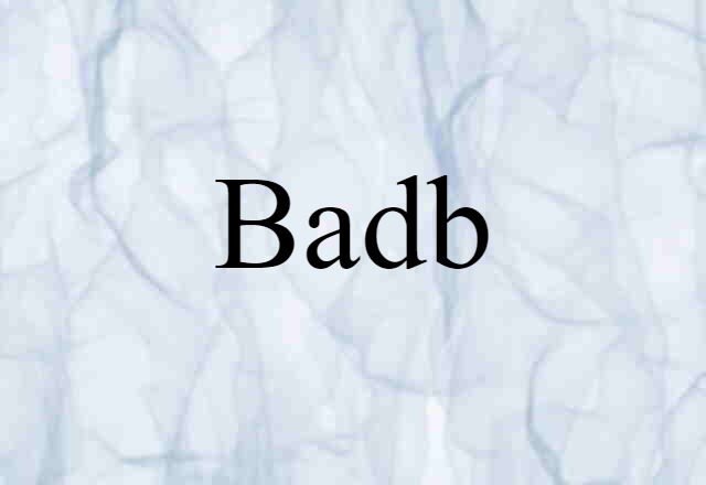 Badb (noun) Definition, Meaning & Examples