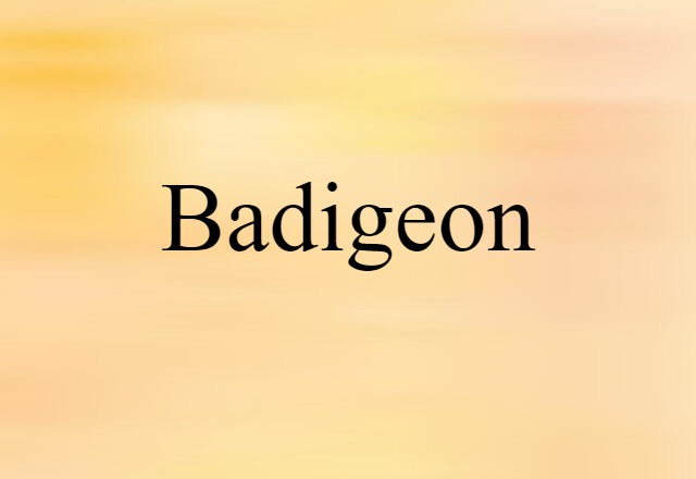 badigeon