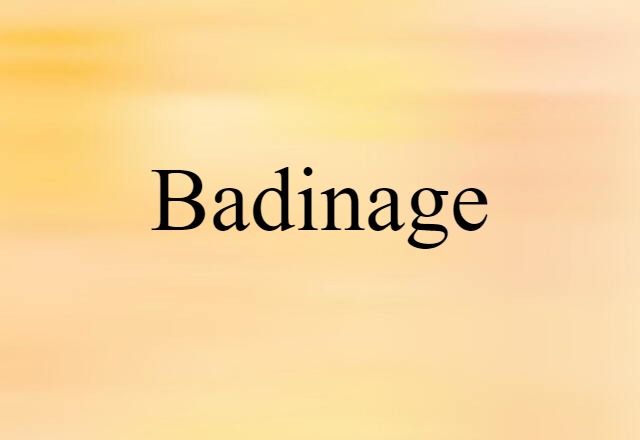 badinage