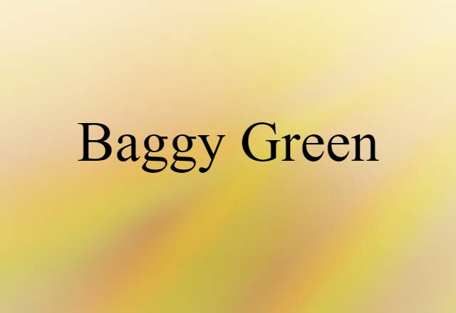 baggy green