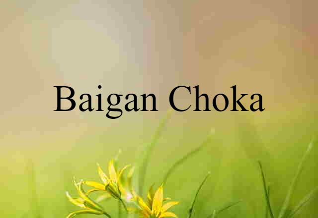 baigan choka