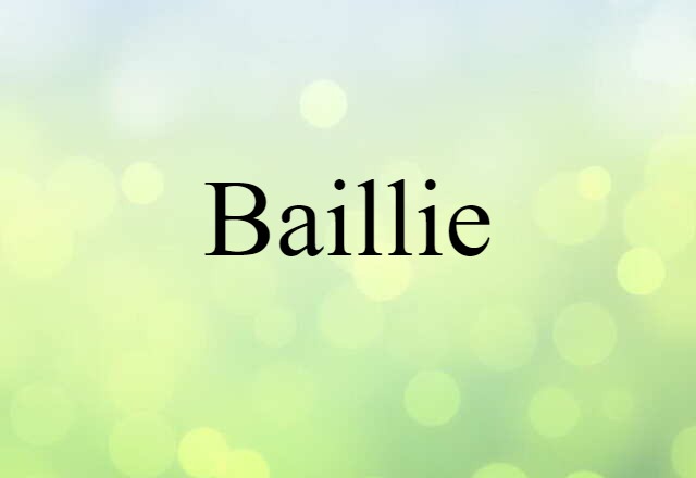 Baillie