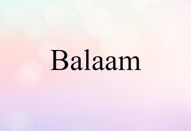 Balaam