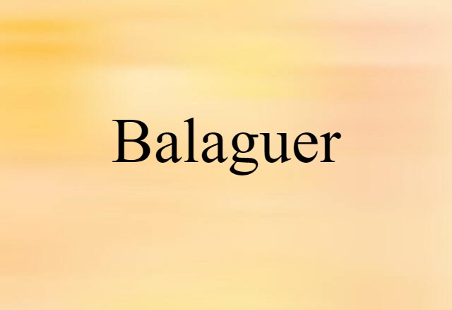 Balaguer