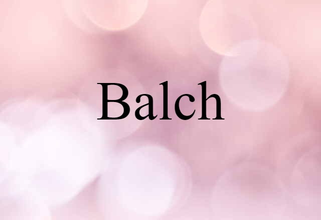 Balch