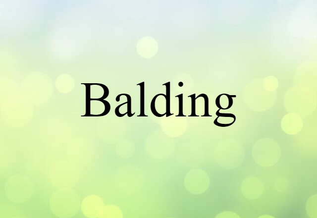 balding