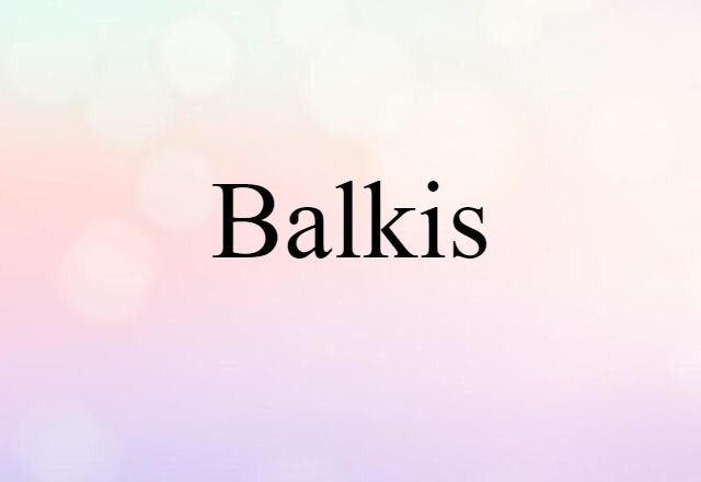 Balkis