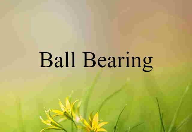 ball bearing