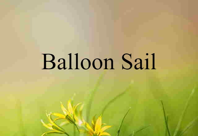 balloon sail