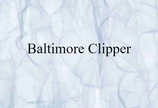 Baltimore clipper