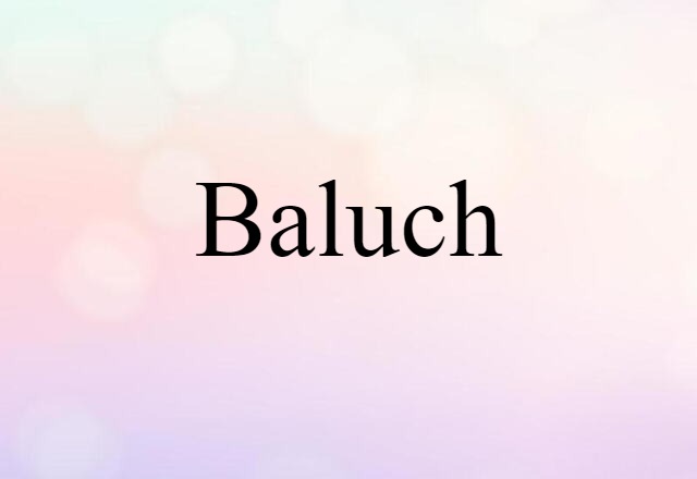 Baluch