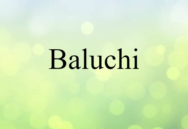 Baluchi