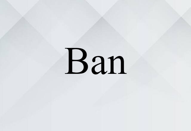 ban