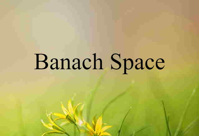 Banach space