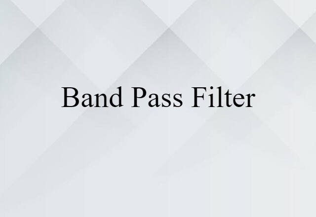 band-pass filter