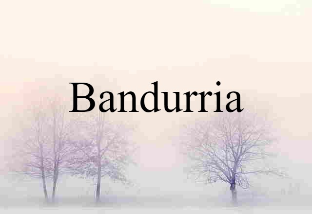 bandurria